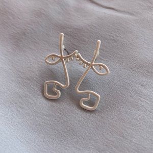 Abstract Face earrings